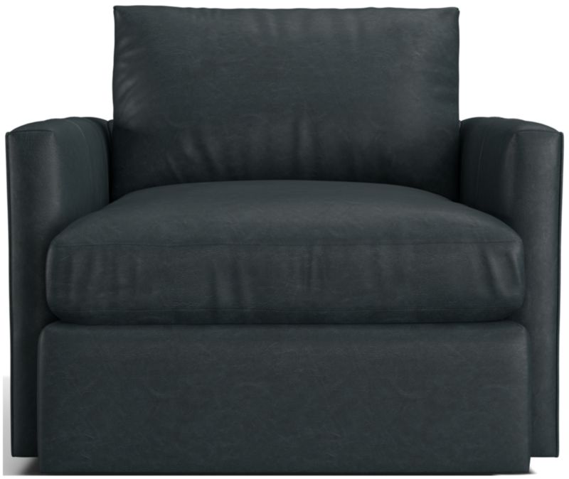 Lounge Leather Swivel Chair - image 0 of 7