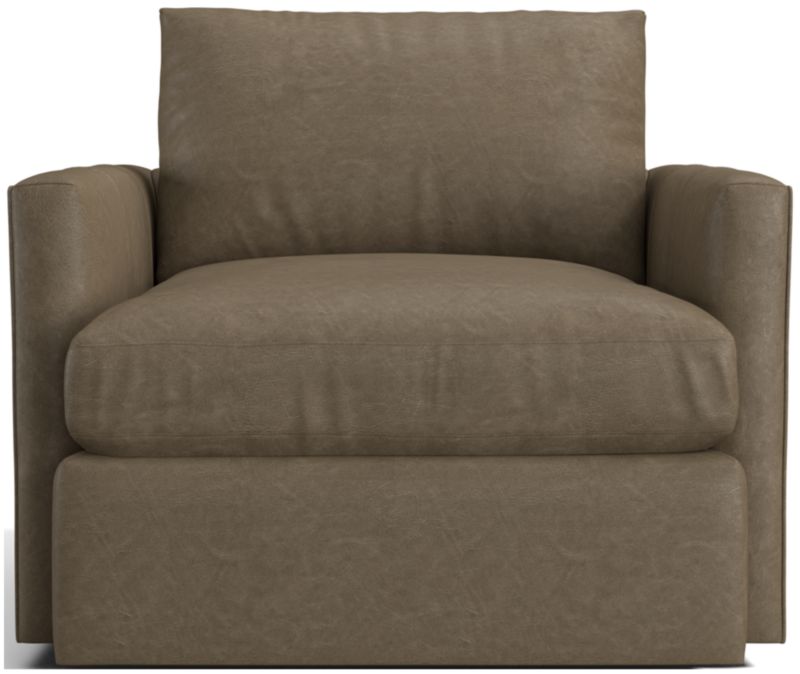 Lounge Leather Swivel Chair - image 0 of 7