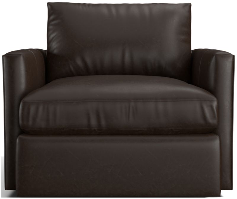 Lounge Leather Swivel Chair - image 0 of 7