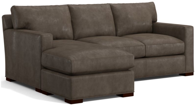 Axis Leather Left Arm 3-Seat Lounger - image 0 of 4