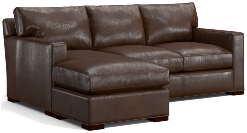 Axis Leather Left-Arm 3-Seat Lounger - image 0 of 4