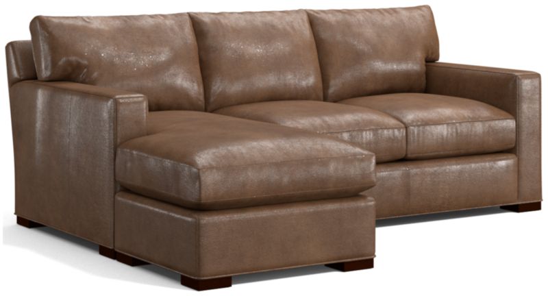 Axis Leather Left-Arm 3-Seat Lounger - image 0 of 4