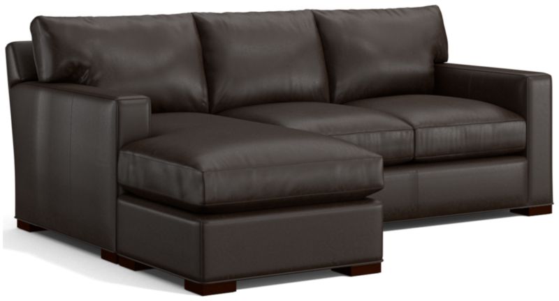 Axis Leather Left-Arm 3-Seat Lounger - image 0 of 4