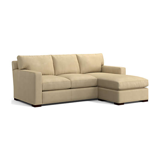 Axis Leather Right-Arm 3-Seat Lounger