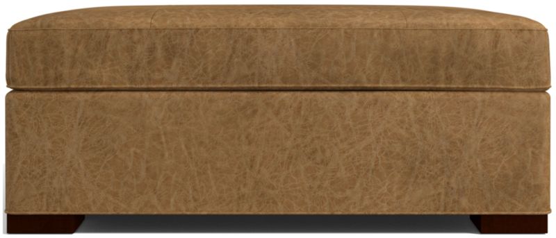 Axis Leather Storage Ottoman - image 0 of 5