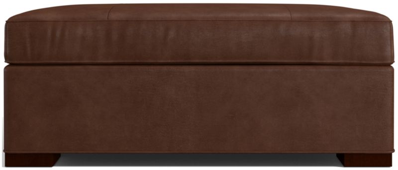 Axis Leather Storage Ottoman - image 0 of 5