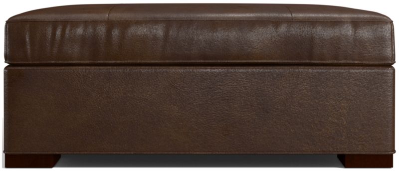 Axis Leather Storage Ottoman - image 0 of 5