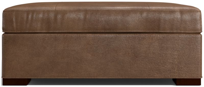 Axis Leather Storage Ottoman - image 0 of 5