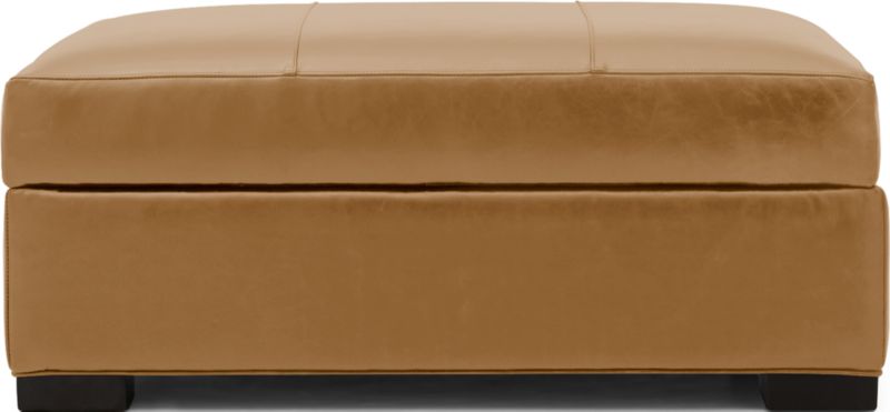 Axis Leather Storage Ottoman - image 0 of 5