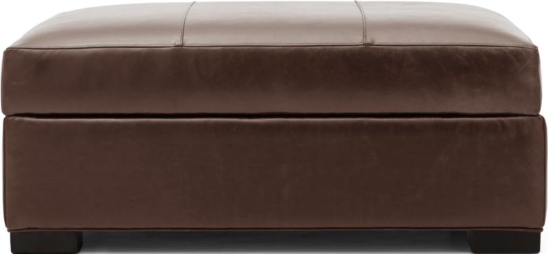 Axis Leather Storage Ottoman - image 0 of 5