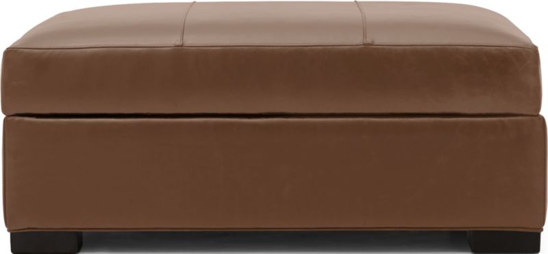 Axis Leather Storage Ottoman - image 0 of 5