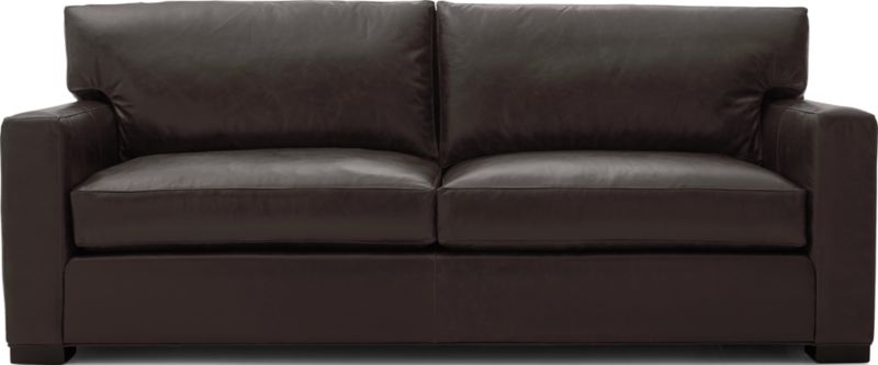 Axis Leather 2-Seat Queen Sleeper Sofa - image 0 of 6