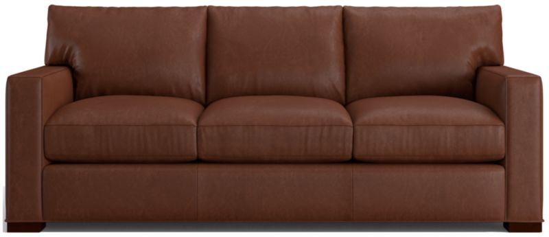 Axis Leather 3-Seat Queen Sleeper Sofa - image 0 of 6