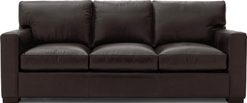 Axis Leather 3-Seat Queen Sleeper Sofa - image 0 of 6