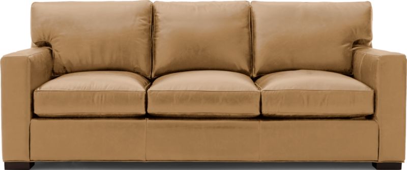 Axis Leather 3-Seat Queen Sleeper Sofa - image 0 of 6