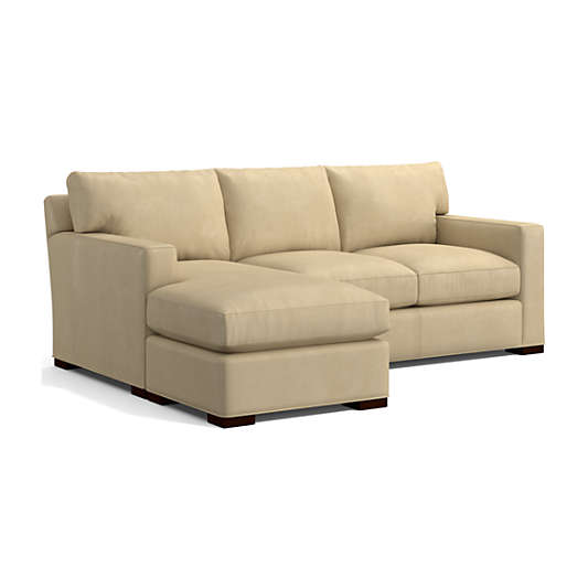 Axis Leather Left-Arm Queen Sleeper Lounger