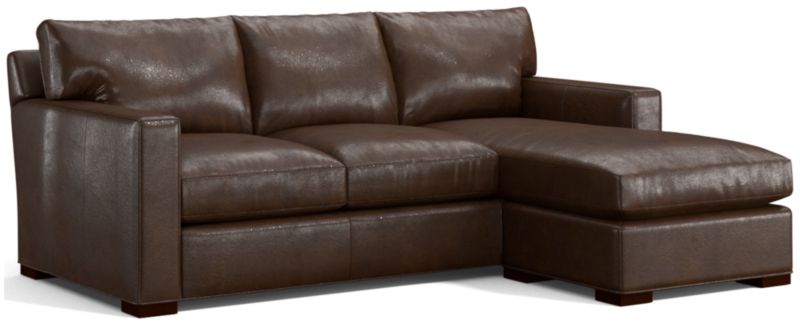 Axis Leather Right-Arm Queen Sleeper Lounger - image 0 of 5