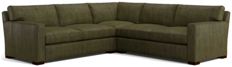 Axis Leather 3-Piece Sectional Sofa - image 0 of 3