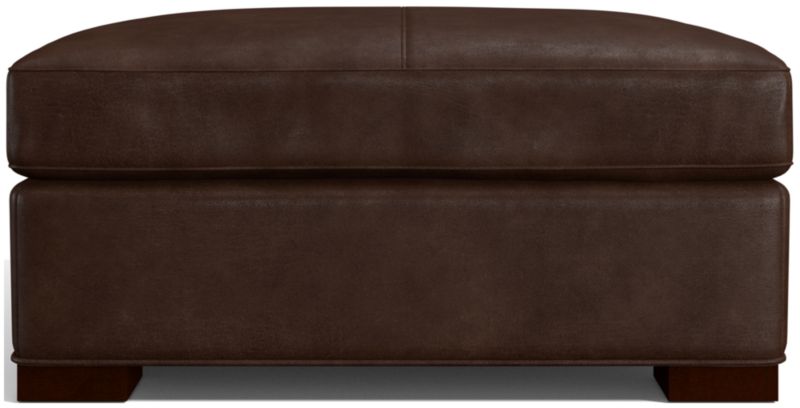 Axis Leather Square Cocktail Ottoman - image 0 of 6