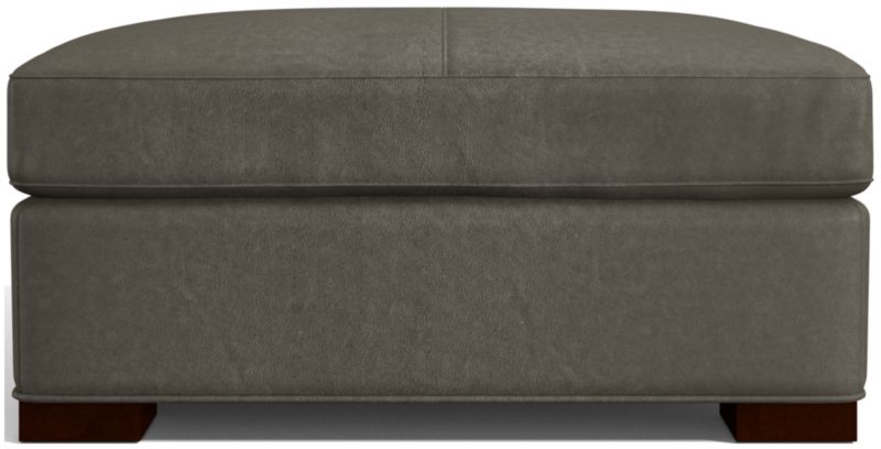 Axis Leather Square Cocktail Ottoman - image 0 of 6