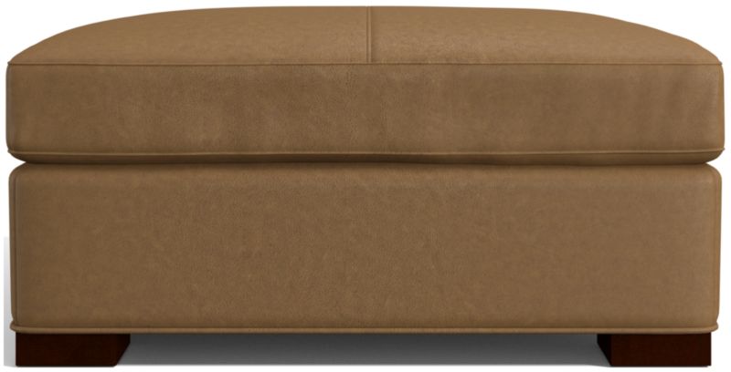 Axis Leather Square Cocktail Ottoman - image 0 of 6