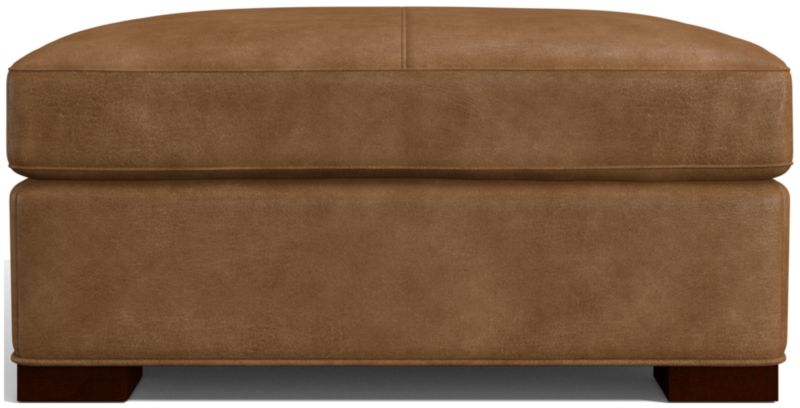 Axis Leather Square Cocktail Ottoman - image 0 of 6