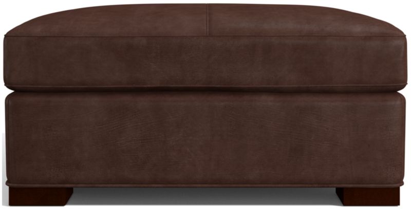 Axis Leather Square Cocktail Ottoman - image 0 of 6