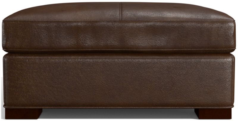 Axis Leather Square Cocktail Ottoman - image 0 of 6