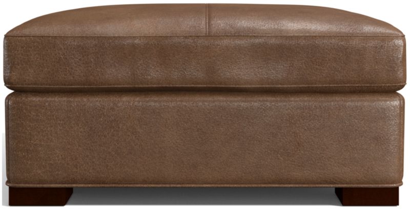 Axis Leather Square Cocktail Ottoman - image 0 of 6