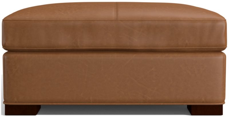 Axis Leather Square Cocktail Ottoman - image 0 of 6