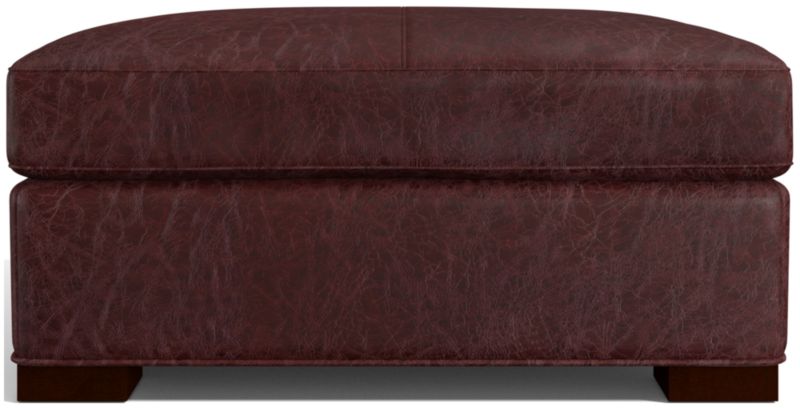 Axis Leather Square Cocktail Ottoman - image 0 of 6