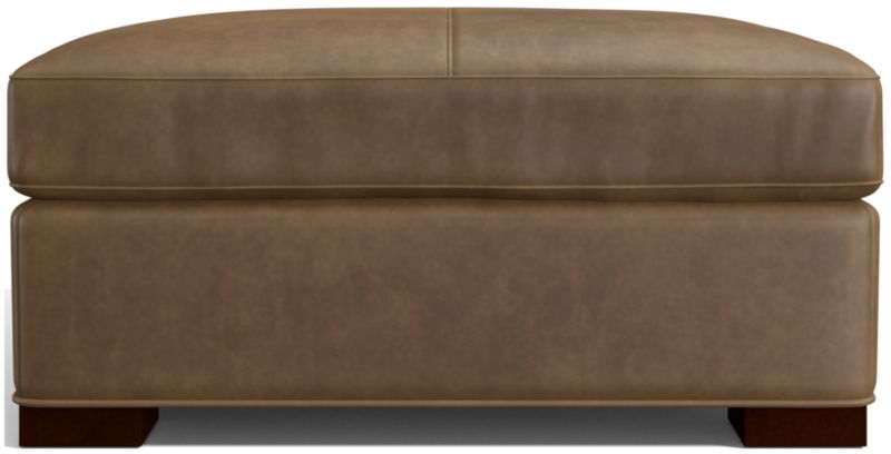 Axis Leather Square Cocktail Ottoman - image 0 of 6