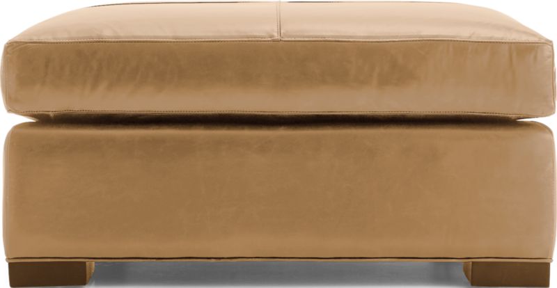 Axis Leather Square Cocktail Ottoman - image 0 of 6