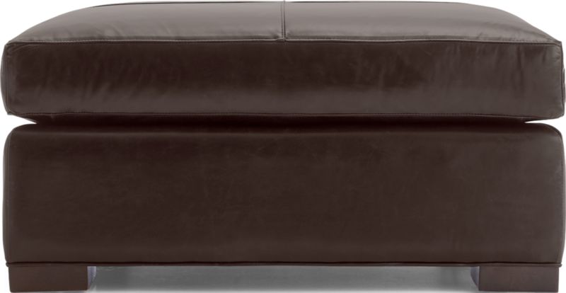 Axis Leather Square Cocktail Ottoman - image 0 of 6