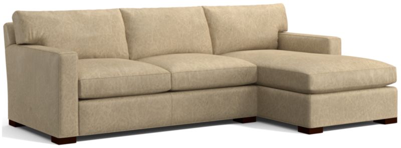 Axis Leather 2-Piece Sectional Sofa - image 0 of 3