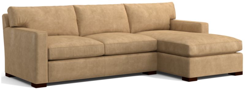 Axis Leather 2-Piece Sectional Sofa - image 0 of 3