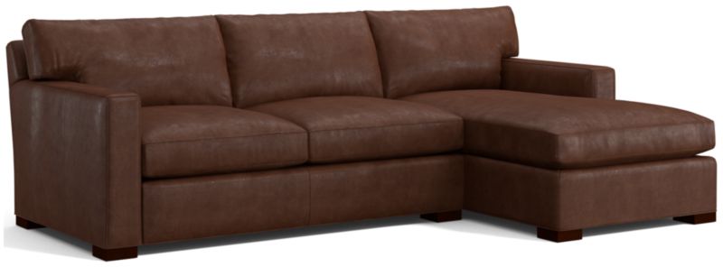 Axis Leather 2-Piece Sectional Sofa - image 0 of 3