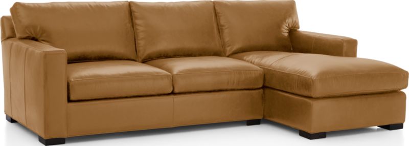 Axis Leather 2-Piece Sectional Sofa - image 0 of 4