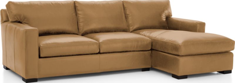 Axis Leather 2-Piece Sectional Sofa - image 0 of 4