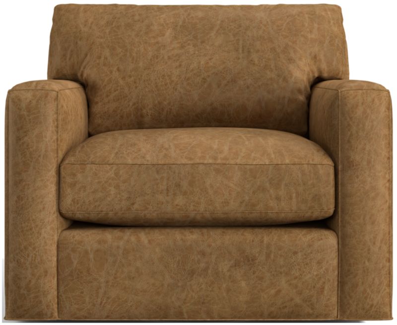 Axis Leather Swivel Chair - image 0 of 6