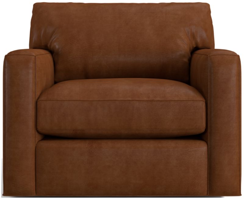 Axis Leather Swivel Chair - image 0 of 6