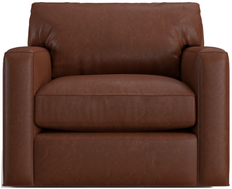 Axis Leather Swivel Chair - image 0 of 6