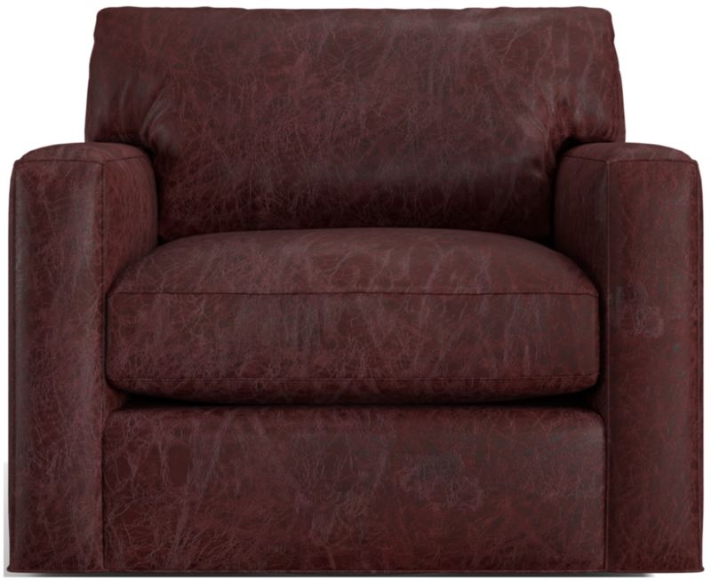 Axis Leather Swivel Chair - image 0 of 6