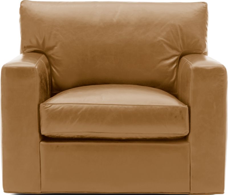 Axis Leather Swivel Chair - image 0 of 7