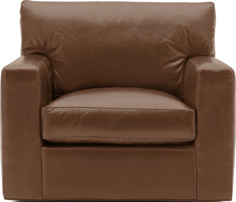 Axis Leather Swivel Chair - image 0 of 7