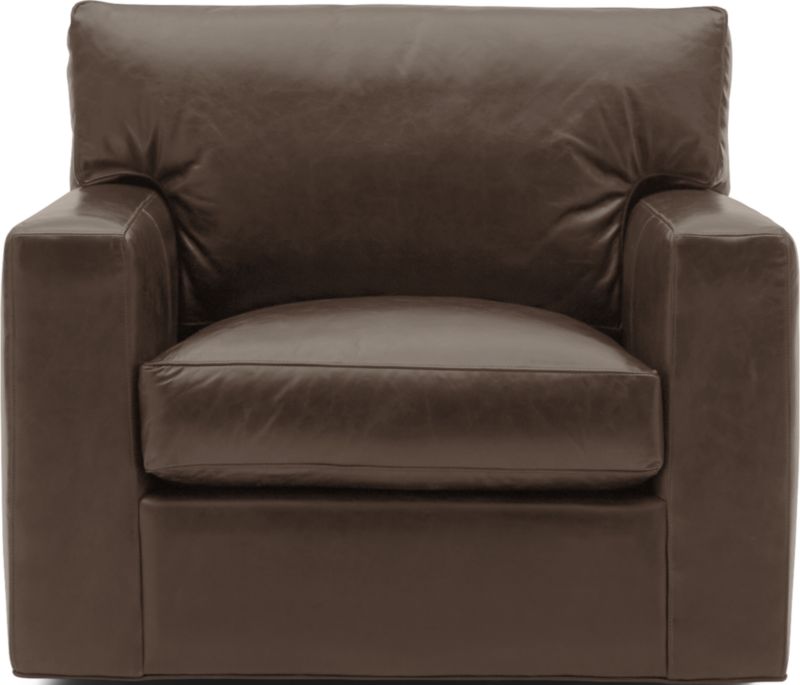 Axis Leather Swivel Chair - image 0 of 7