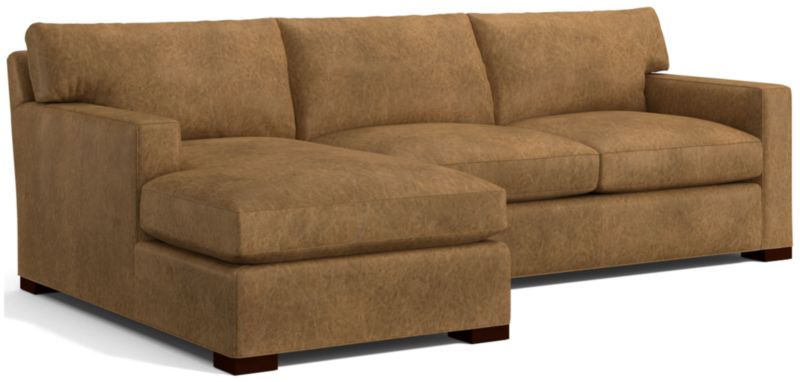 Axis Leather 2-Piece Sectional Sofa - image 0 of 3