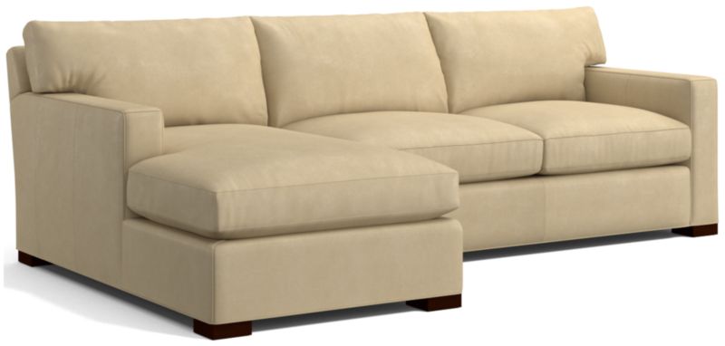 Axis Leather 2-Piece Sectional Sofa - image 0 of 3