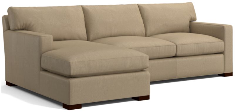 Axis Leather 2-Piece Sectional Sofa - image 0 of 3