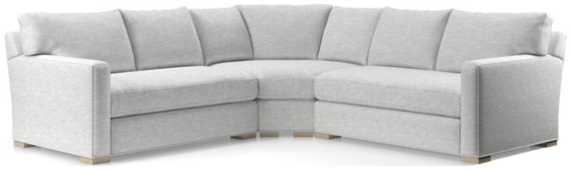 Axis 3-Piece Wedge Bench Sectional Sofa - image 0 of 6